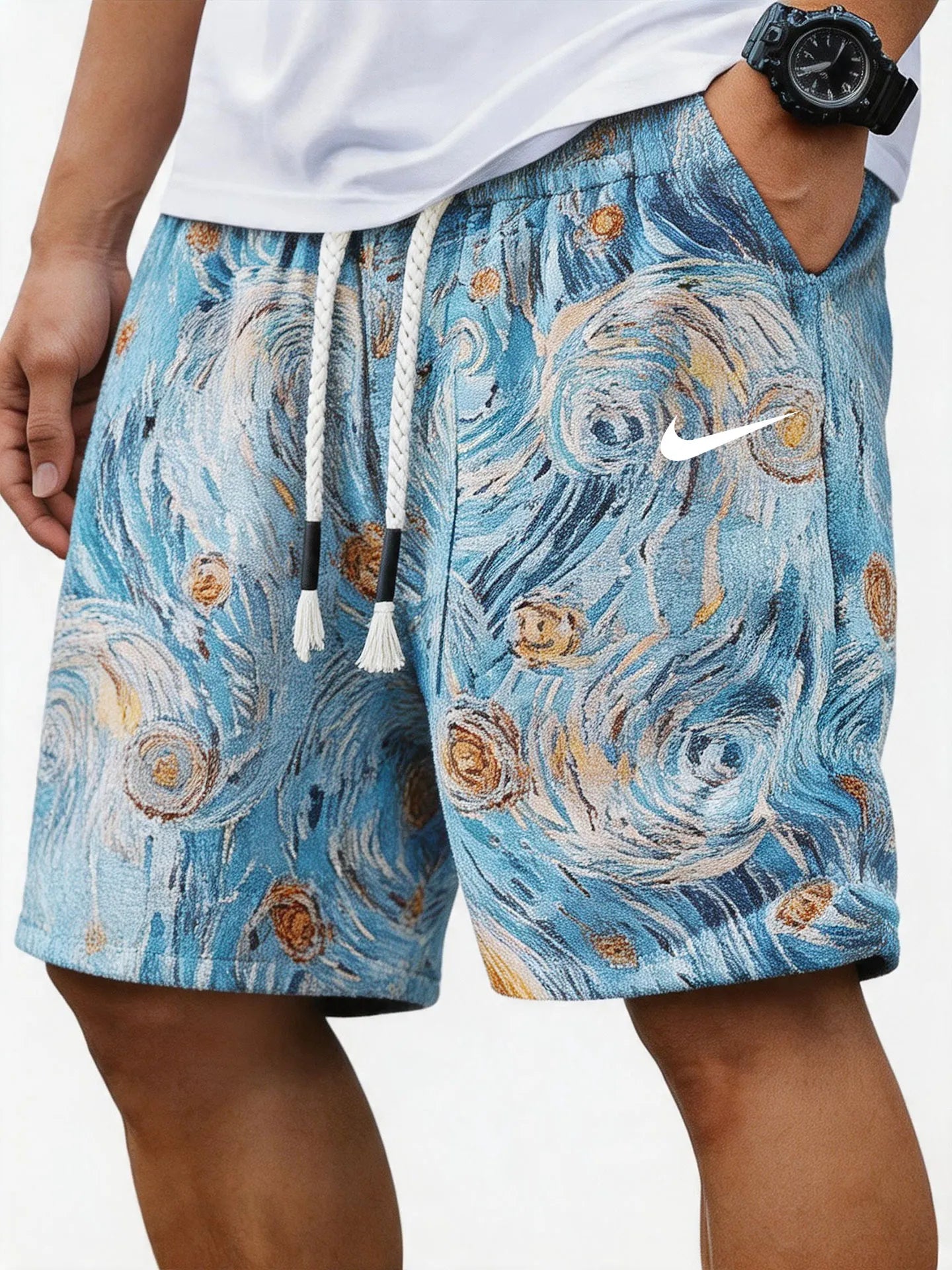 Men's Casual Trendy Jacquard Shorts