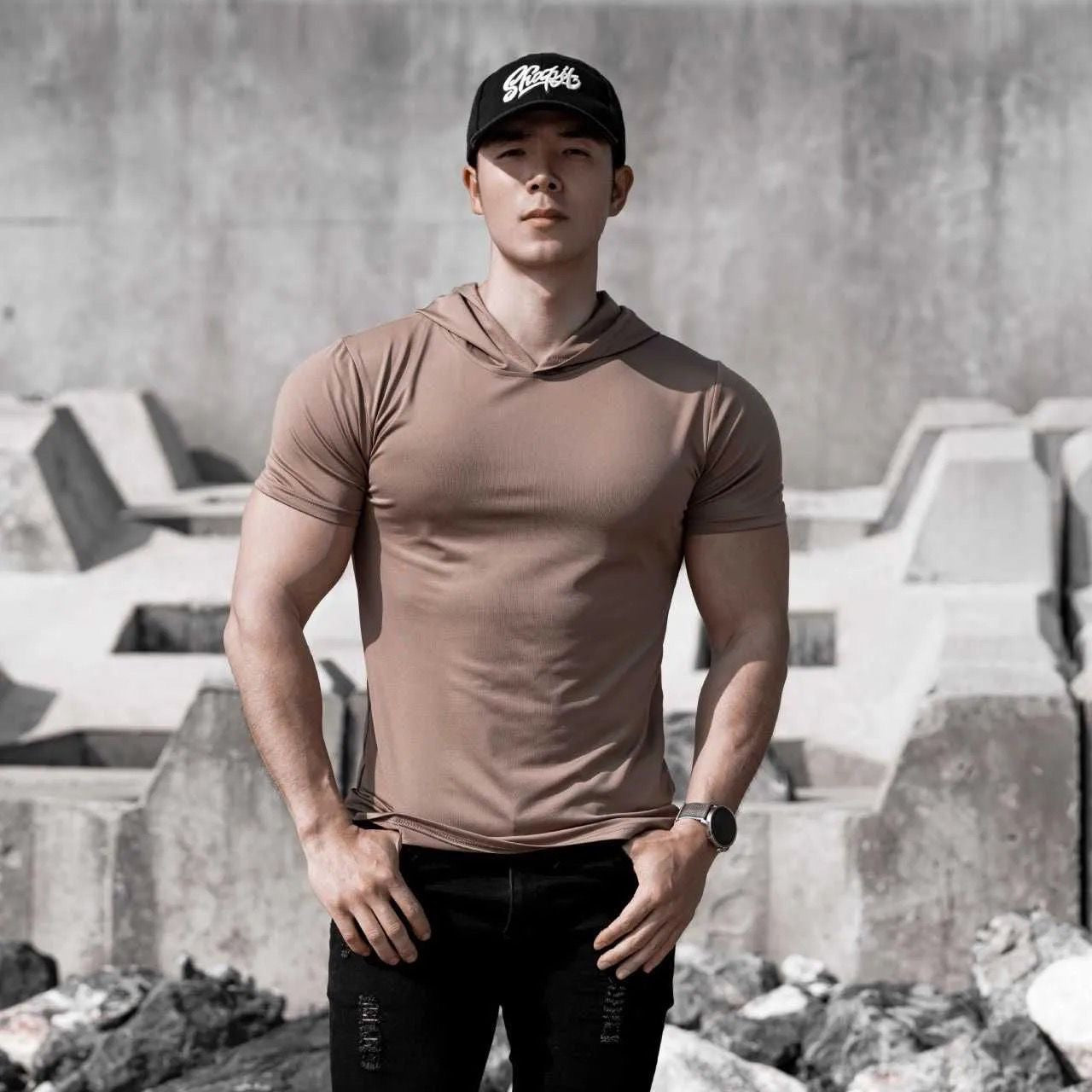 Men's Hooded T-Shirt
