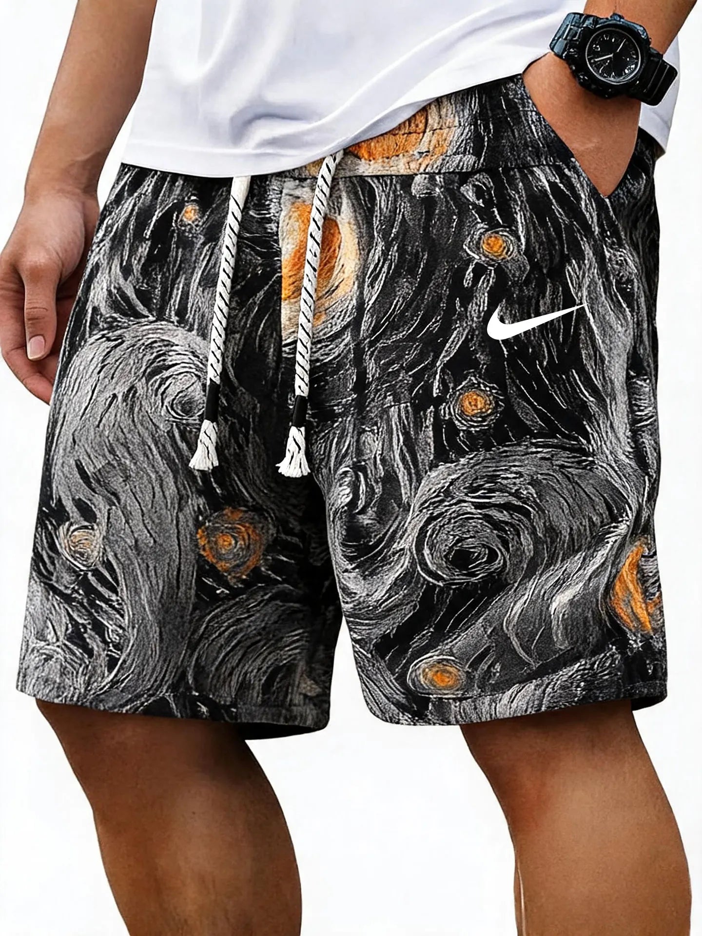 Men's Casual Trendy Jacquard Shorts