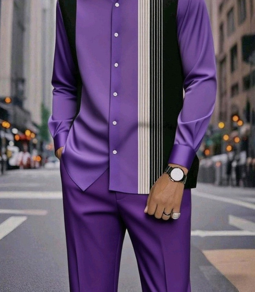 KZZ regular casual long sleeved and pocket casual pants