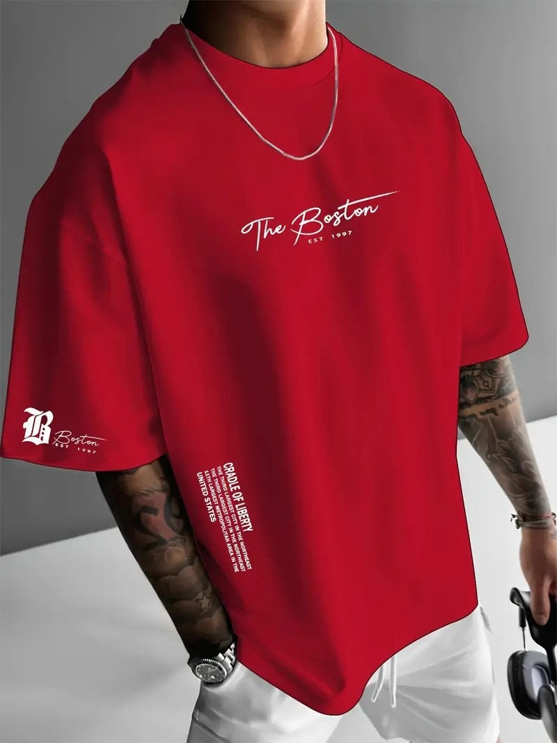 Men's Urban Style Loose Fit Short Sleeve Shirt