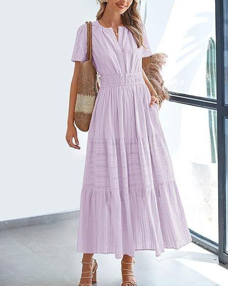 🔥 Tiered Midi Dress – This Flattering Summer Staple Is Selling Fast!