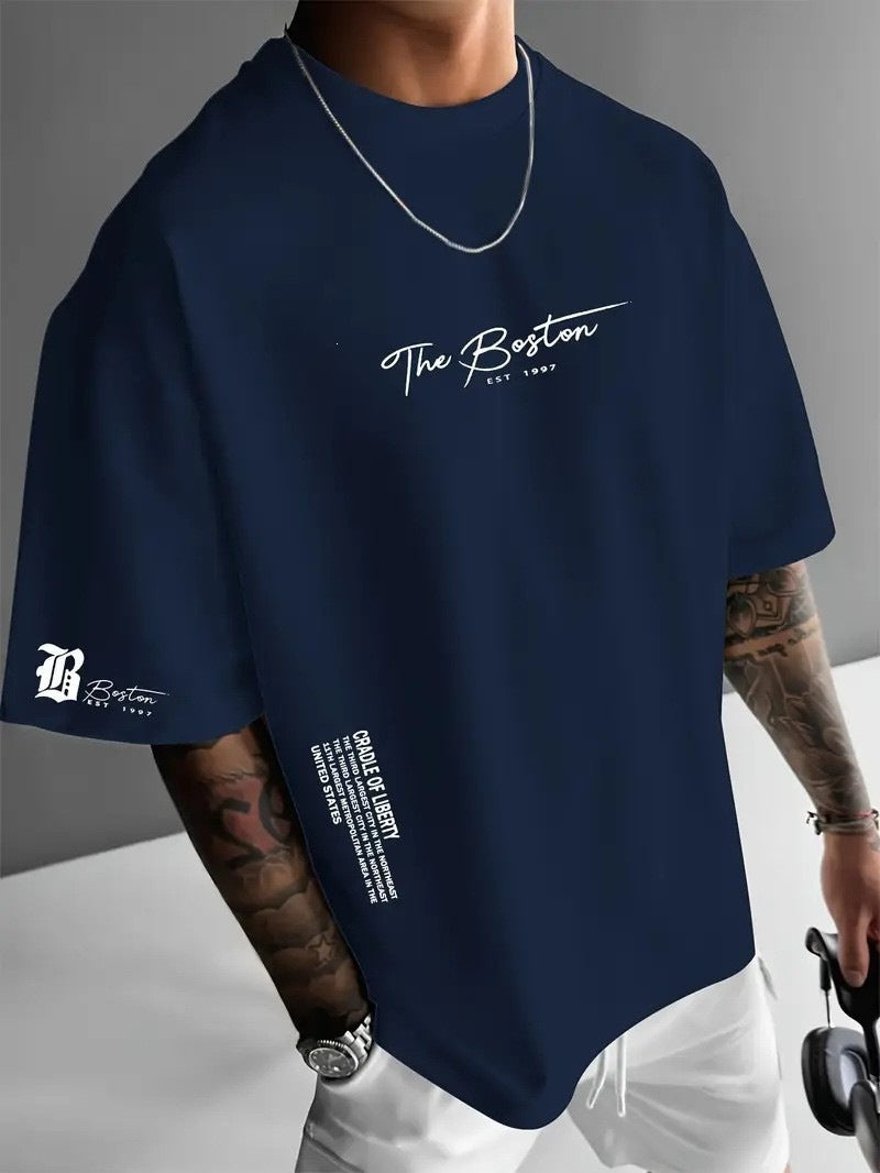 Men's Urban Style Loose Fit Short Sleeve Shirt