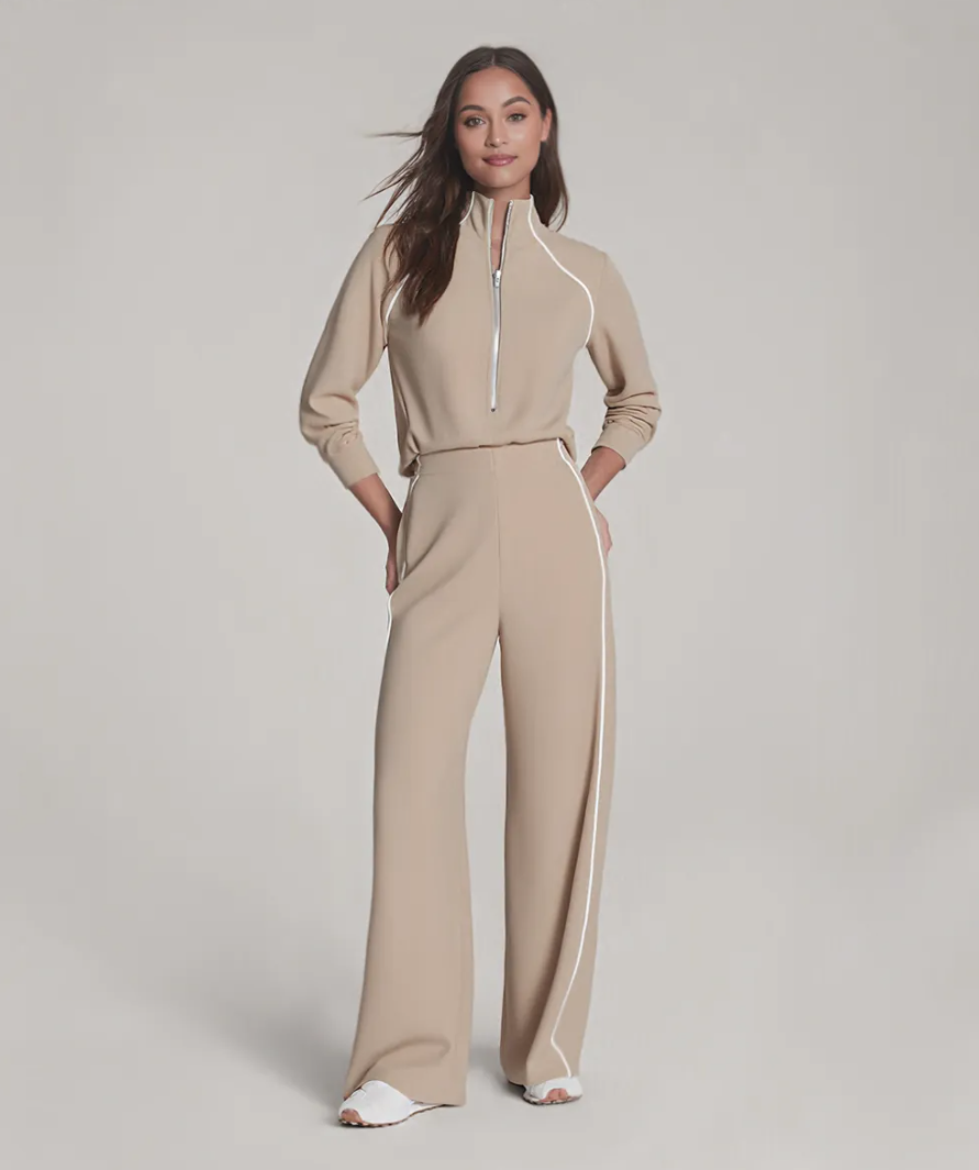 Everyday Cozy Half Zip Jumpsuit