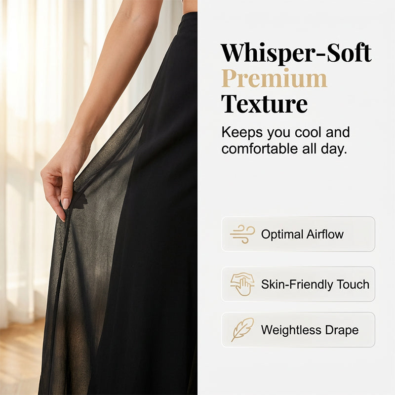 ✨ Chic & Comfortable: Women's Flowing Chiffon Wide-Leg Pants For Every Occasion ✨