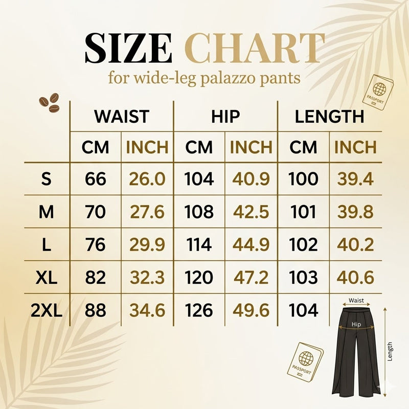 ✨ Chic & Comfortable: Women's Flowing Chiffon Wide-Leg Pants For Every Occasion ✨