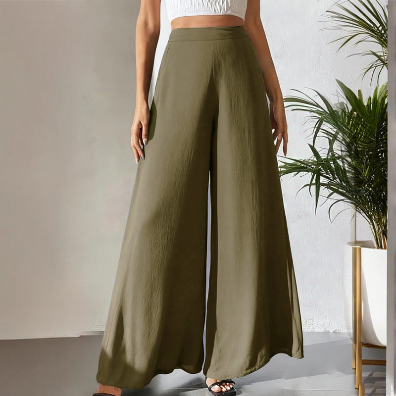 ✨ Chic & Comfortable: Women's Flowing Chiffon Wide-Leg Pants For Every Occasion ✨