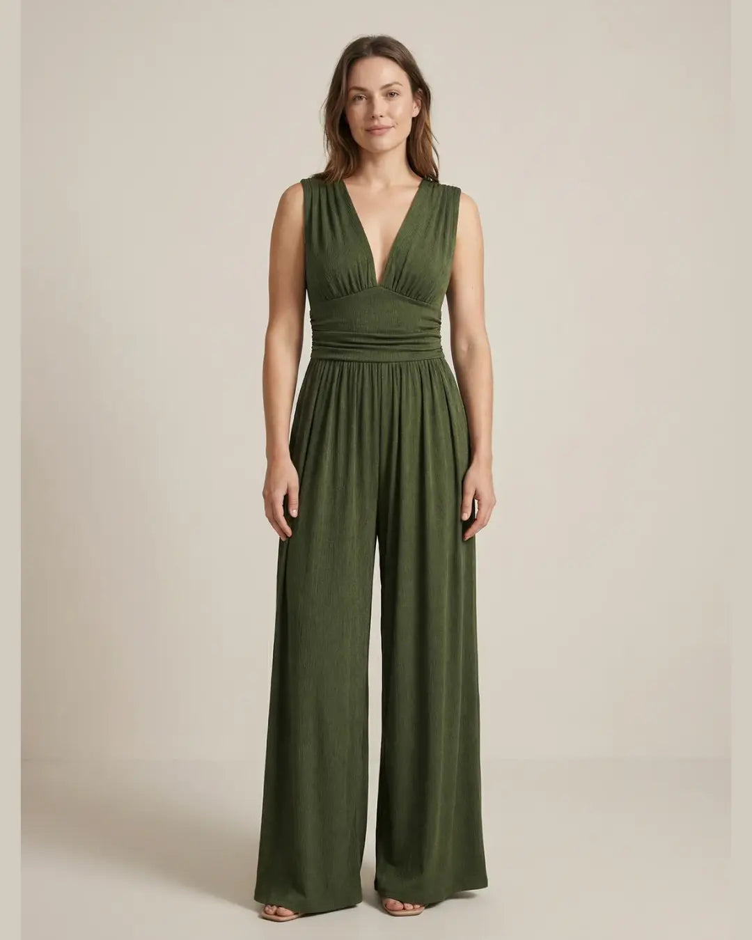 Elara | Sleeveless Wide-Leg Jumpsuit